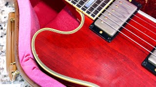 Video thumbnail for Gibson's Worst Kept Secret of 2022 | Gibson Noel Gallagher 1960 ES-355 Murphy Lab Aged Cherry by The Trogly's Guitar Show