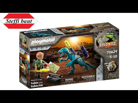 PLAYMOBIL Dino Rise 70629 Dinonychus Aufrüstung zum Kampf unboxing & build