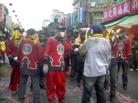 2011年 閭山閣神童團 朝天宮太子爺 虎爺 福德正神 祝生娘娘 早上落馬入廟 農曆三月十九 北港迎媽祖 - 北港迎媽祖