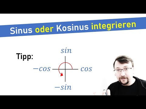Sinus oder Kosinus integrieren – ganz einfach erklärt