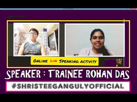 ONLINE LIVE SPEAKING ACTIVITY with Rohan | The History of Dracula | Trainer : Shristee Ganguly ♥️