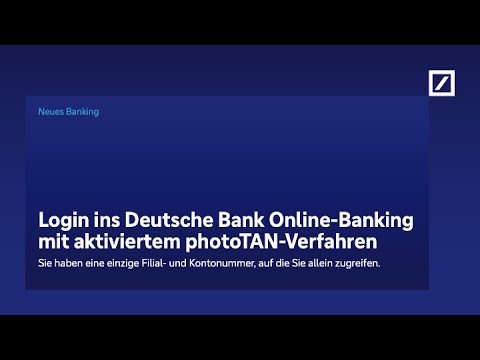Einloggen mit der photoTAN