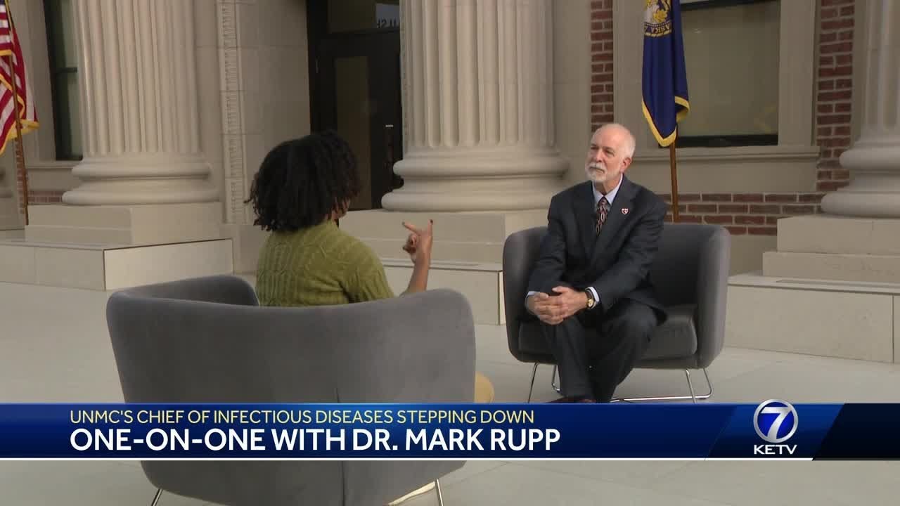 One-on-one with Dr. Mark Rupp, UNMC's Chief of Infectious Diseases Stepping down