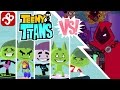 Teeny Titans BEAST BOY VS The Hooded Hood IOS Android Gameplay Video