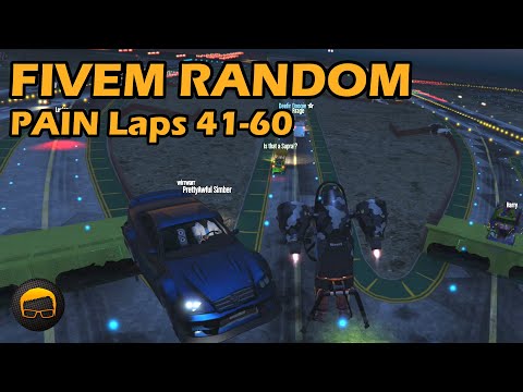 100 Laps Of PAIN! Part 3 (Laps 41-60) - GTA FiveM Random All Of Them №10