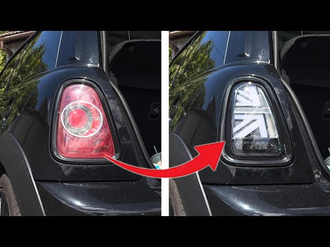Installing LED Union Jack Taillights Mini R56 Cooper S