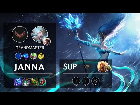 Janna Support vs Leona - EUW Grandmaster Patch 12.5