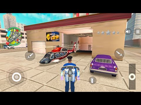 Helicopter and Car Driving In Open World Police Game - Android Gameplay
