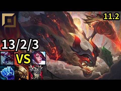Cho'Gath Top vs Fiora - EUW Master | Patch 11.2