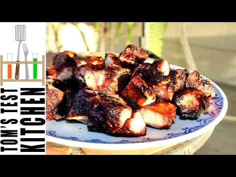 Cross cut baby back ribs