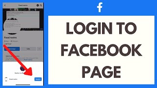 Facebook Page Login - How to Sign in to Facebook Page on iPhone (UPDATED!)