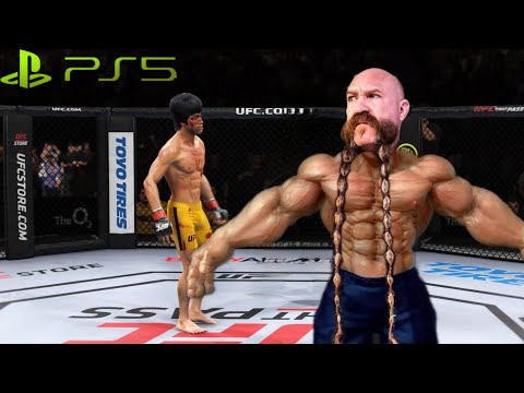 UFC4  Bruce Lee vs Mark Name EA Sports UFC 4