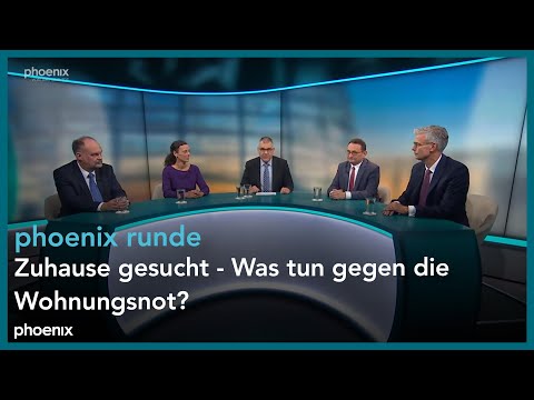 phoenixRunde: Zuhause gesucht - Was tun gegen die Wohnungsnot?