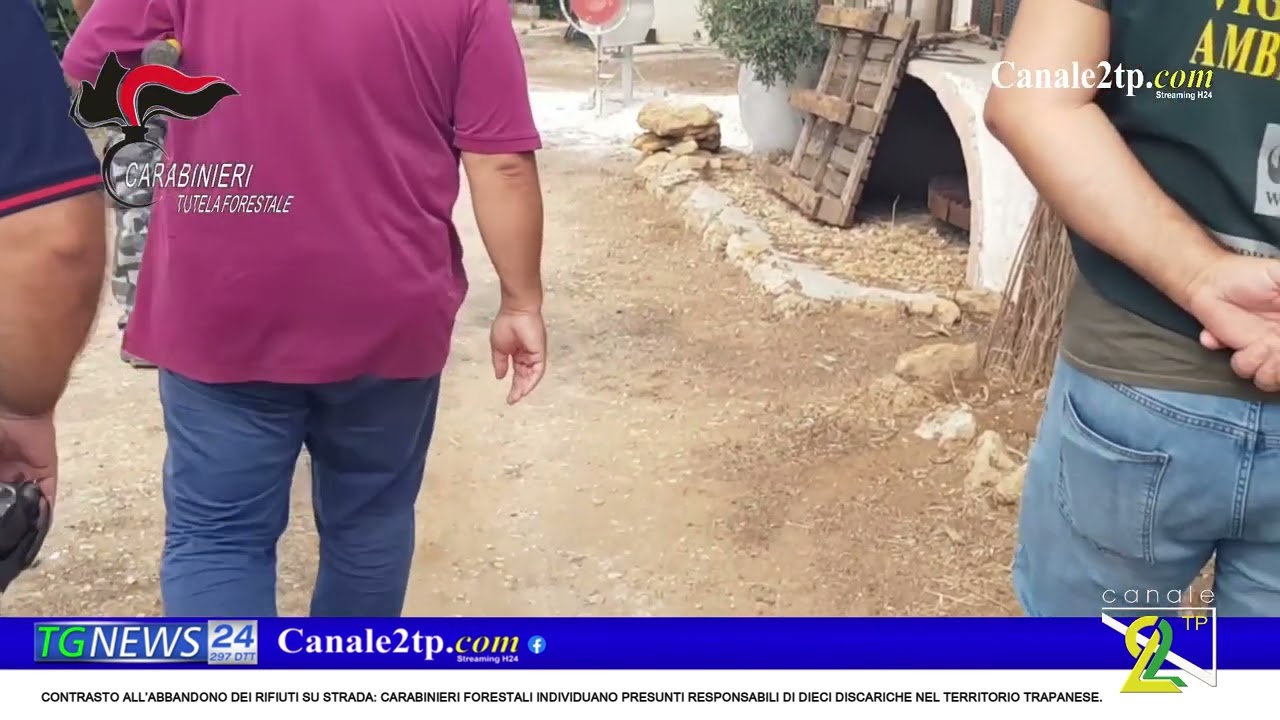 CONTRASTO ALL’ABBANDONO DEI RIFIUTI SU STRADA: CARABINIERI FORESTALI INDIVIDUANO PRESUNTI RESPONSABILI DI DIECI DISCARICHE NEL TERRITORIO TRAPANESE.