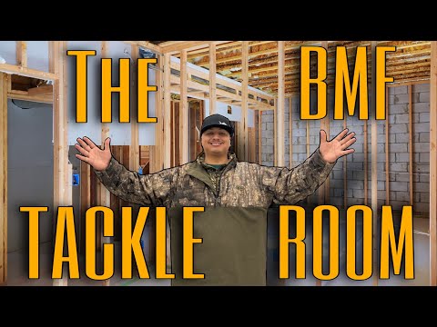 MY CUSTOM TACKLE ROOM! (DIY)