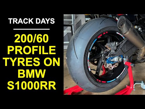 Fitting and Testing 200/60 Profile Tyre on BMW S1000RR - Supercorsa SP V4