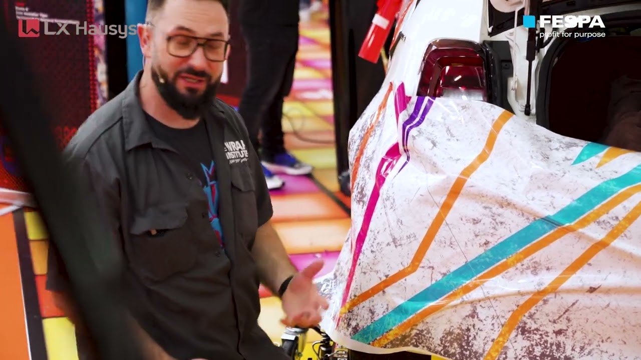 How to wrap a back bumper on a car