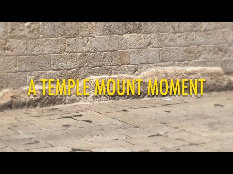 A Temple Mount Moment: The Bedrock of the Temple Mount