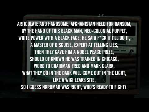 Lowkey - Obama Nation Part 2 ft. M1 (Dead Prez) & Black the Ripper (With Lyrics on Screen) ᴴᴰ