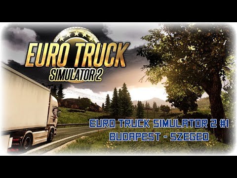 [1080p-60fps | Timelapse] Budapest → Szeged - Hó móddal | TruckersMP(ETS2MP)