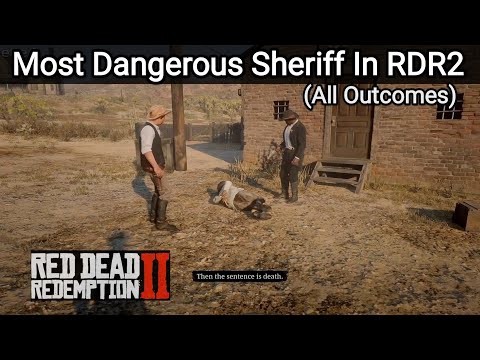 Sheriff Sam Freeman Executes A Del Lobo In Tumbleweed (All Outcomes) - RDR2