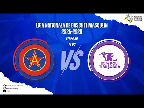 Liga Nationala de Baschet Masculin 25/26 -CSA Steaua Sharks Bucuresti - CS SCM Politehnica Timisoara