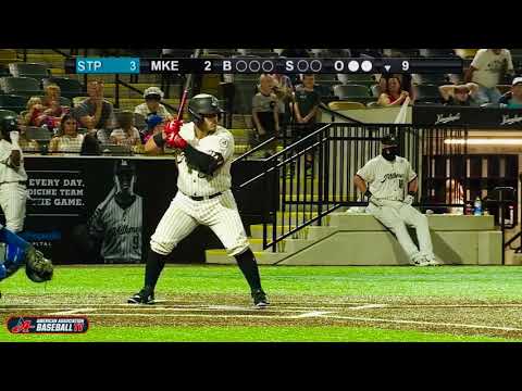 Baseball Walk off Home Run- Catcher Christian Correa