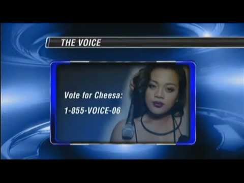 Cheesa Singing to Stay Alive on 'The Voice'