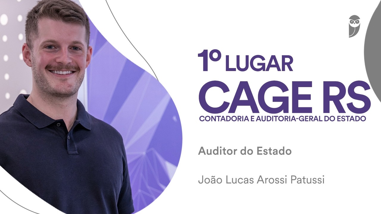 Baile dos Primeiros: Conheça João Lucas, 1º lugar para Auditor do Estado no Concurso CAGE RS