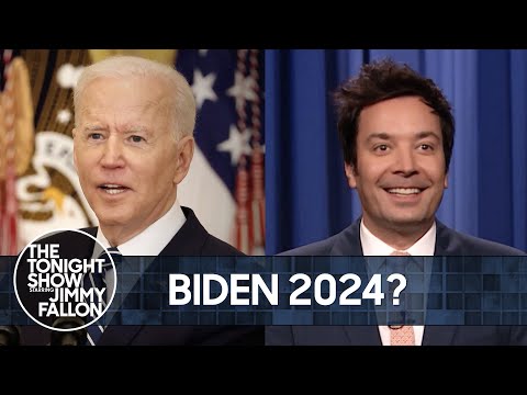 拜登計劃2024年參選總統，佐治亞州的選民壓制｜今夜秀場 (Biden Planning 2024 Presidential Run, Georgia’s Voter Suppression | The Tonight Show)