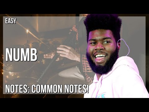 How to play Numb by Marshmello ft Khalid on Tin Whistle (Tutorial)