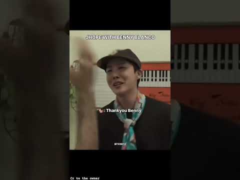 Hobi with Benny Blanco #trending #viral #ytshorts #shorts #fyp #jhope #bennyblanco #kpop #bts