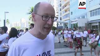 Thousands celebrate 23rd Gay Pride Parade in Rio de Janeiro