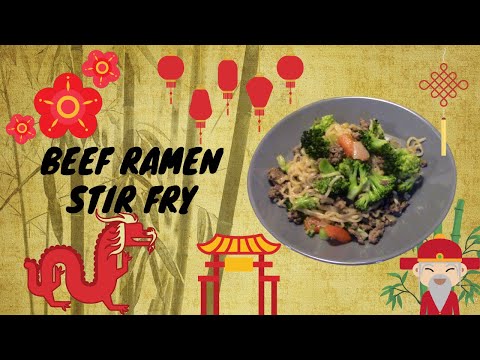 Beef Ramen Stir Fry