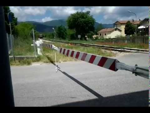 Passaggio a livello Piani Poggio Fidoni (RI)//level crossing