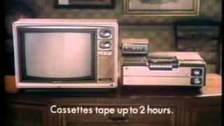 TV Commercial for the Sony Betamax VCR (#1) - 1977!