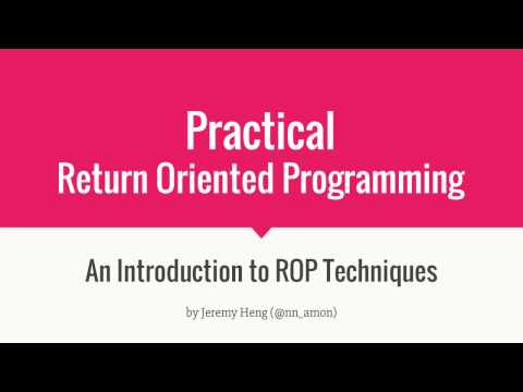 Practical Return Oriented Programming