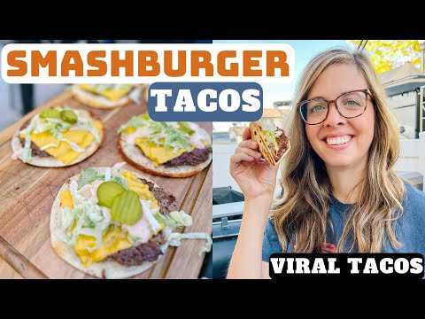 SMASHBURGER TACOS | Smashburger Tacos on the Pit Boss Ultimate Griddle | Viral smash burger recipe