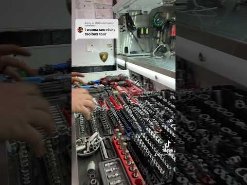 Snap on tools galore! Tour of Nicks tool box! #snapon #tools