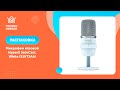 Микрофон игровой HyperX SoloCast, White (519T2AA) - видео #7