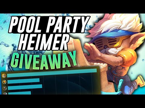 POOL PARTY HEIMERDINGER GIVEAWAY?! - League of Legends
