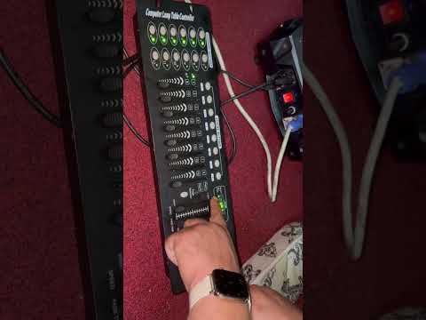 Program beam light with dmx 512