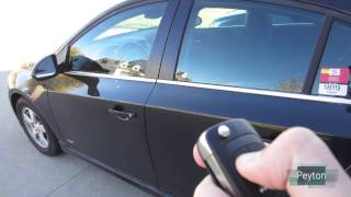 Open/Close Windows on Chevy Cruze from Key Fob