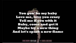 Chris Brown - New Flame (Lyrics) [HD]