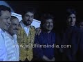 Gulshan Kumar and Nadeem-Shravan in the same frame, at T-Series function, with Amitabh Bachchan