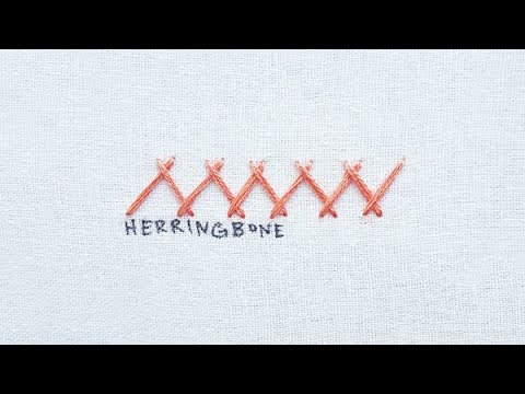 How to do the Herringbone Stitch