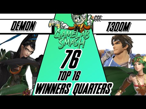 GameLab-Smash #76 Demon (Bayonetta) Vs T3 DOM (Richter /Palutena)