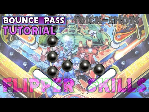 Pinball Flipper Skills | Bounce Pass | Improve your flipper technique | Tutorial, Tips & Trick Shots