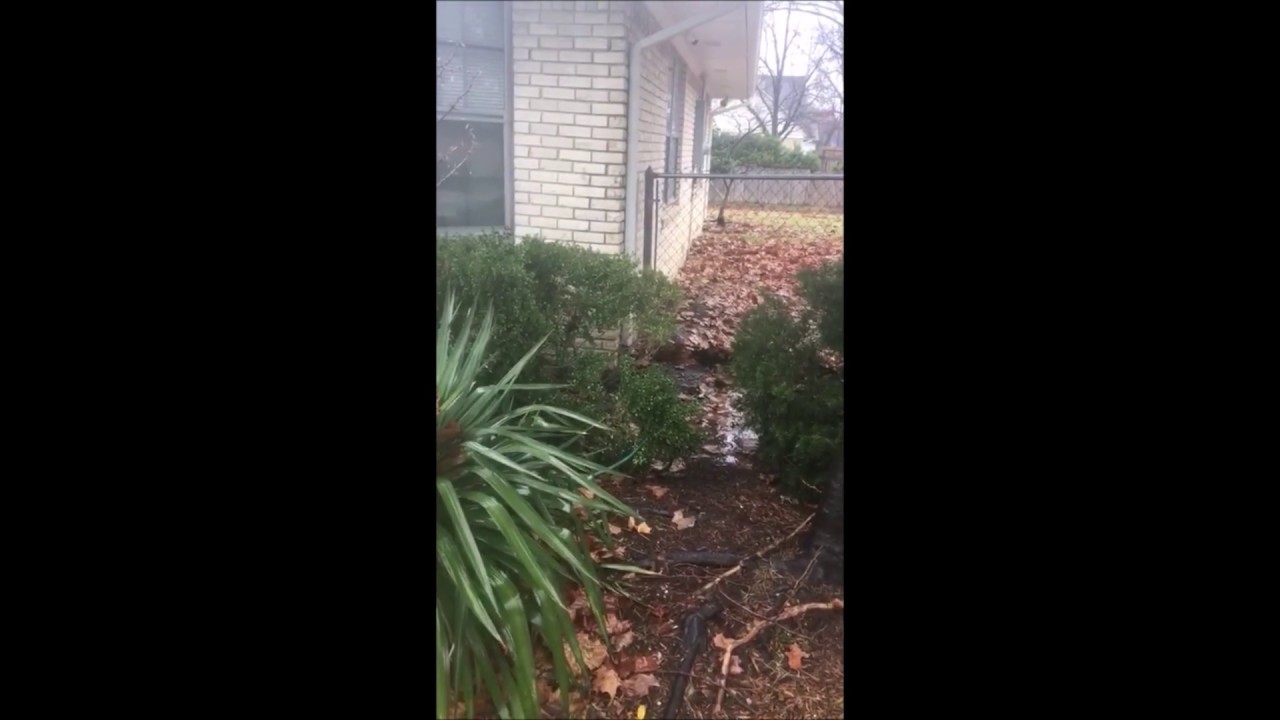 Yard Drainage Correction Versus French Drains - Allen, Denison And Collin And Grayson Counties