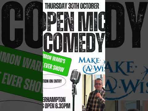 מופע סטנד-אפ ראשון אי פעם #קומיקאי #זאבים #wwfc